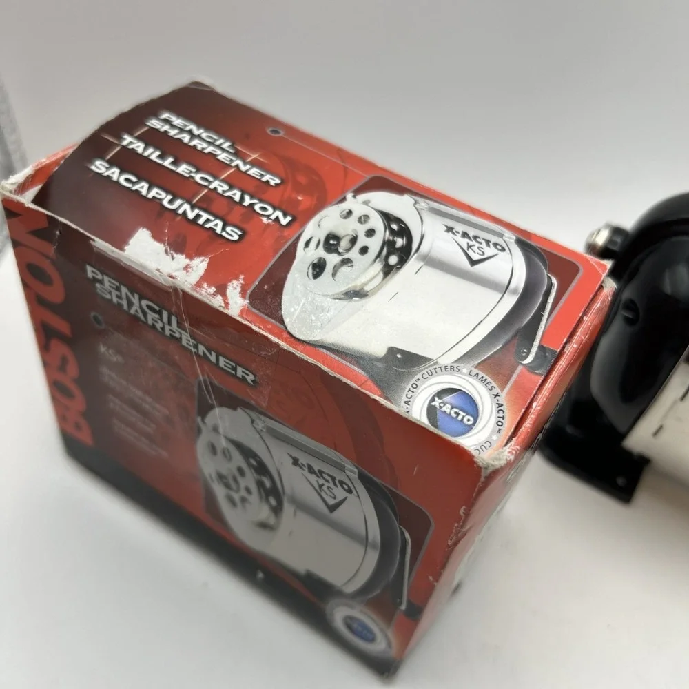 Boston / X-Acto KS Deluxe Wall-Mount Pencil Sharpener With Box New Old Stock